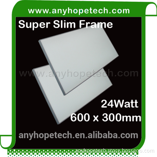 CE and RoHS cri 80 square flat 600x300mm led panel ceiling lighting